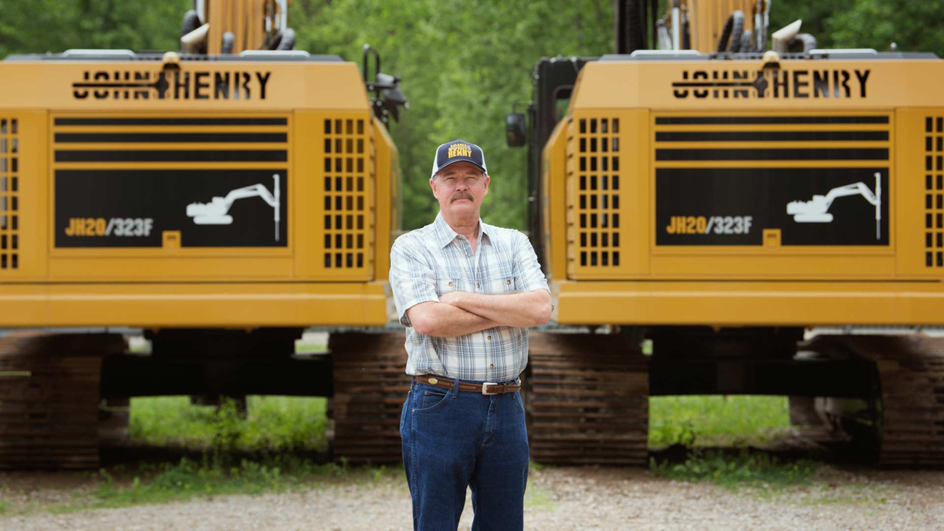 THE STEEL DRIVIN' TEAM GARY WALLEN John Henry Drilling